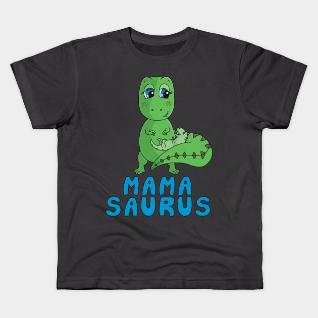 Mamasaurus Kids T-Shirt by Character Alley